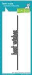 Lawn Fawn - Die - Best Wishes Line Border