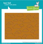 Lawn Fawn - Hot Foil Plate - Cloud Background: Landscape Hot Foil Plate