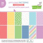 Lawn Fawn - Petite Paper Pack - Pint-sized Patterns Summertime
