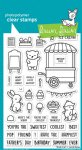 Lawn Fawn - Clear Stamp - Treat Cart