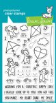 Lawn Fawn - Clear Stamp - Whoosh, Kites!