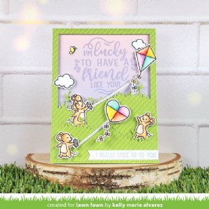 Lawn Fawn - Dies - Diagonal Stripes Border
