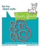Lawn Fawn - Dies - Little Dragon Flip-Flop