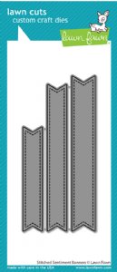 Lawn Fawn - Dies - Stitched Sentiment Banners