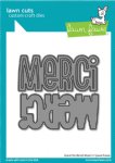 Lawn Fawn - Dies - Giant Outlined Merci