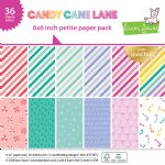 Lawn Fawn - 6X6 Petite Paper Pack - Candy Cane Lane