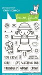 Lawn Fawn - Clear Stamp - You Crow Girl