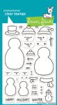 Lawn Fawn - Clear Stamp - Frosty Family