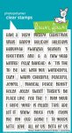 Lawn Fawn - Clear Stamp - Henry's Build-a-Sentiment: Winter