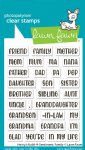 Lawn Fawn - Clear Stamp - Henry's Build-a-Sentiment: Family