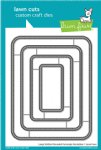Lawn Fawn - Die - Large Stitched Rounded Rectangle Stackables