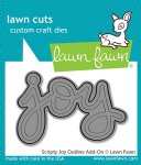 Lawn Fawn - Die - Scripty Joy Outline Add-On