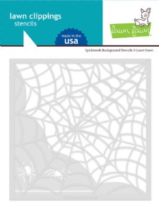 Lawn Fawn - Stencils - Spiderweb Background