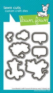 Lawn Fawn - Dies - Sweet Christmas Mice