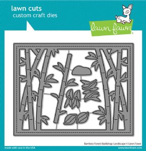 Lawn Fawn - Die - Bamboo Forest Backdrop: Landscape