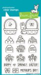 Lawn Fawn - Clear Stamp - Spring Basket