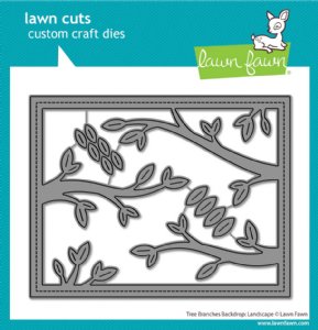 Lawn Fawn - Die - Tree Branches Backdrop: Landscape