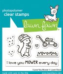 Lawn Fawn - Clear Stamp - I Love You Mower