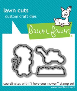 Lawn Fawn - Die - I Love You Mower