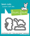 Lawn Fawn - Die - I Love You Mower