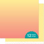 Lawn Fawn - 12X12 Patterned Paper - Gleeful Gradients - Sunrise Skies