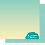 Lawn Fawn - 12X12 Patterned Paper - Gleeful Gradients - Daybreak Skies