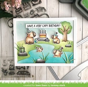 Lawn Fawn - Clear Stamp - Capybaras!