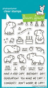 Lawn Fawn - Clear Stamp - Capybaras!
