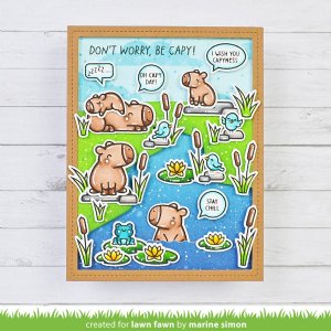 Lawn Fawn - Clear Stamp - Capybaras! Add-On