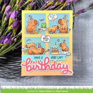 Lawn Fawn - Clear Stamp - Capybaras! Add-On