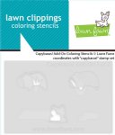 Lawn Fawn - Coloring Stencils - Capybaras! Add-On