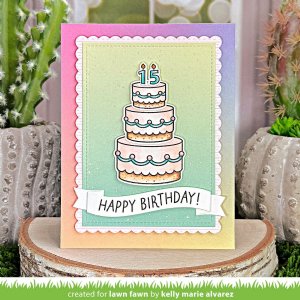Lawn Fawn - Clear Stamp - Cake It Easy