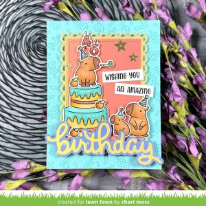 Lawn Fawn - Clear Stamp - Cake It Easy