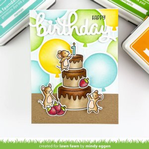 Lawn Fawn - Clear Stamp - Cake It Easy