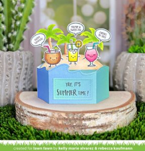 Lawn Fawn - Clear Stamp - Summer Friends