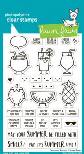 Lawn Fawn - Clear Stamp - Summer Friends