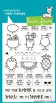 Lawn Fawn - Clear Stamp - Summer Friends