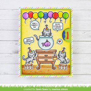 Lawn Fawn - Clear Stamp - Keep On Swimming Add-On
