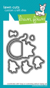 Lawn Fawn - Die - Keep On Swimming Add-On