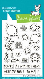 Lawn Fawn - Clear Stamp - Shello Friend