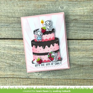 Lawn Fawn - Die - Build-a-Cake Add-On