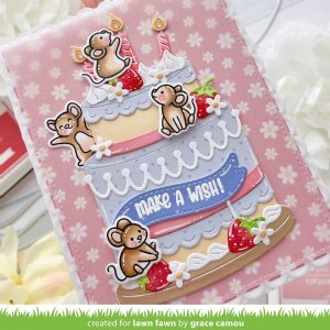 Lawn Fawn - Die - Build-a-Cake Add-On