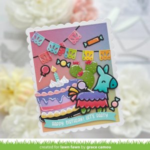 Lawn Fawn - Die - Build-a-Cake Add-On