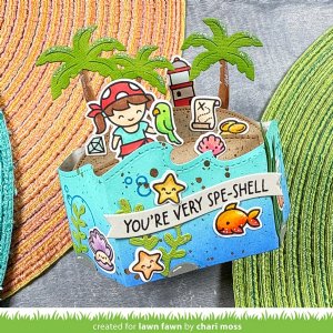 Lawn Fawn - Die - Platform Pop-Up Wave Wrap Around