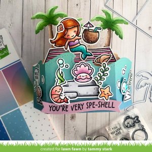 Lawn Fawn - Die - Platform Pop-Up Palm Tree Inserts