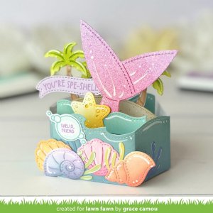 Lawn Fawn - Die - Platform Pop-Up Palm Tree Inserts