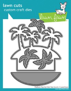 Lawn Fawn - Die - Platform Pop-Up Palm Tree Inserts