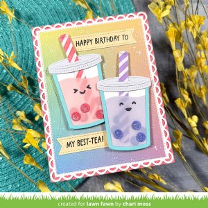 Lawn Fawn - Die - Build-a-Drink Bubble Tea Add-On