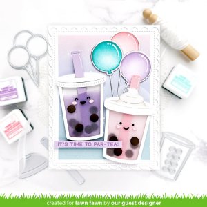 Lawn Fawn - Die - Build-a-Drink Bubble Tea Add-On
