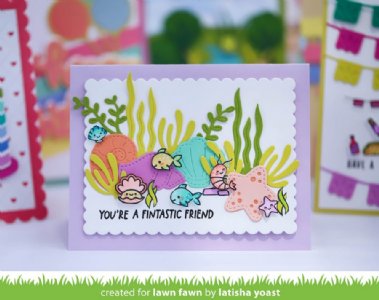 Lawn Fawn - Die - Stitched Seashells